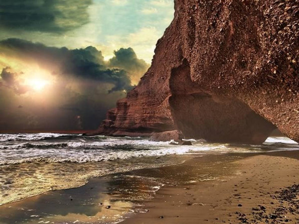 Legzira beach's cliffs
