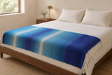 How to Style the Blue Sky Blanket: A Chefchaouen Textile in Contemporary Interiors