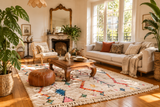How to Style a Moroccan Rug in a Bohemian Interior