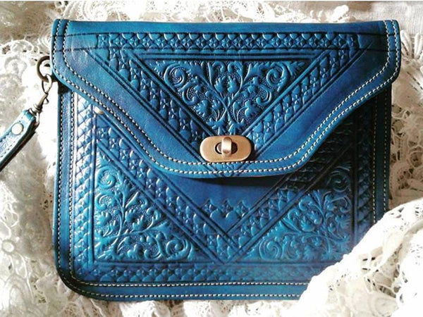 Kharrazine Leather Clutchs make your summer a colorful one