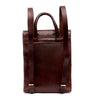 Paris Leather Slim Backpack - Brown
