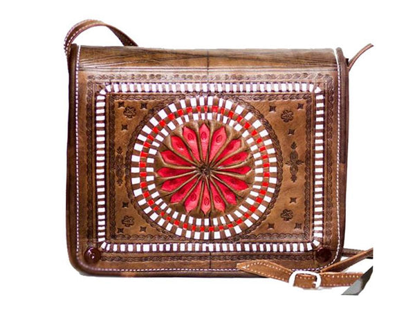 Jeblia Box Brown Leather Bag Sun - Main Image