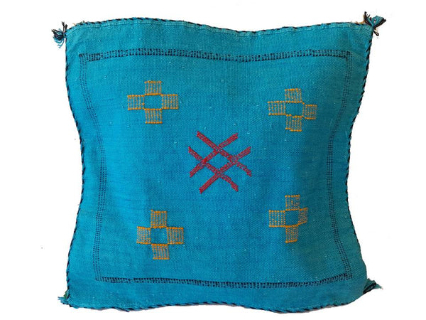 Moroccan Embroidered Pillow Covers 18x18, Set Of 2