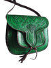 LSSAN Handbag - Green - Heart - Shoulder | Moroccan Corridor®
