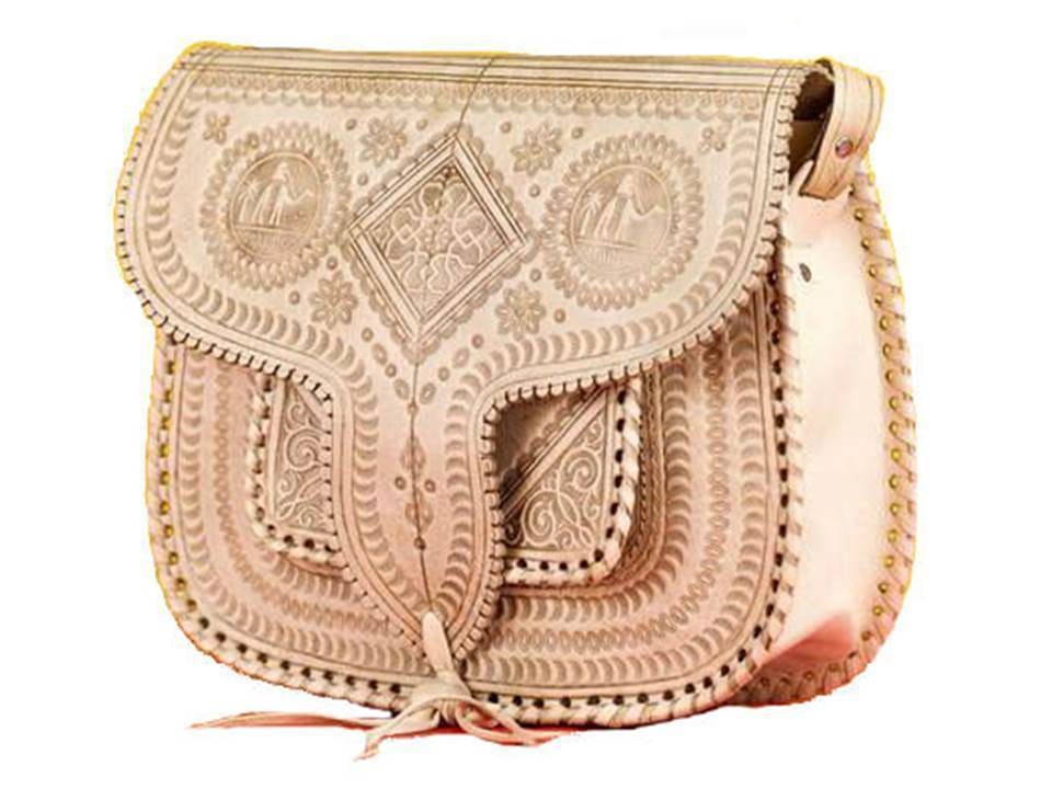 Lssan Handbag - Large Size - Natural - Lssan Shoulder | Moroccan Corridor