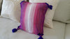 Pompom Cushion Cover | Maria - L - Handwoven Cushion Covers | Moroccan Corridor