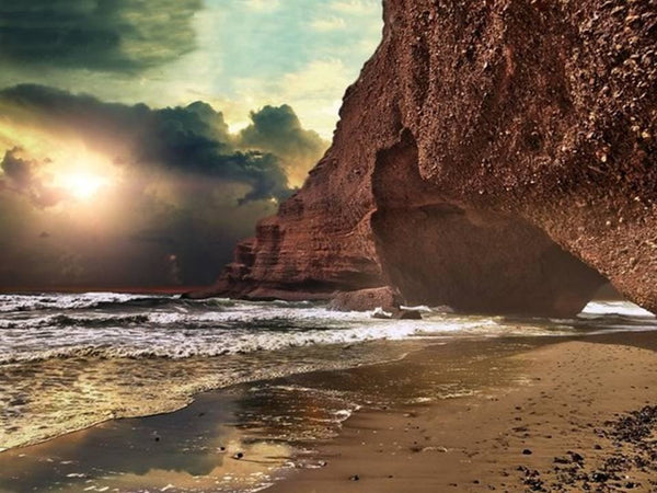 Legzira beach's cliffs