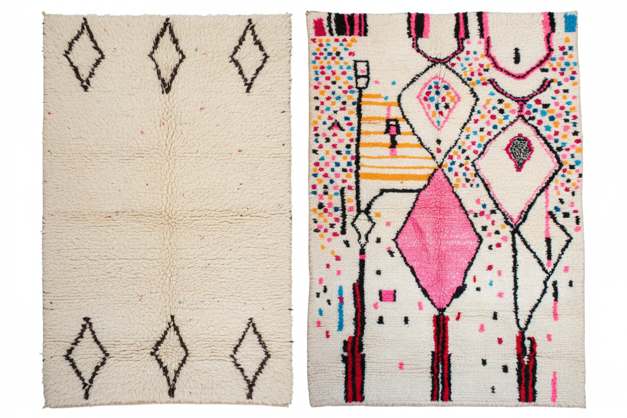Beni Ourain or Azilal? How to Choose the Right Moroccan Rug for Your Living Room