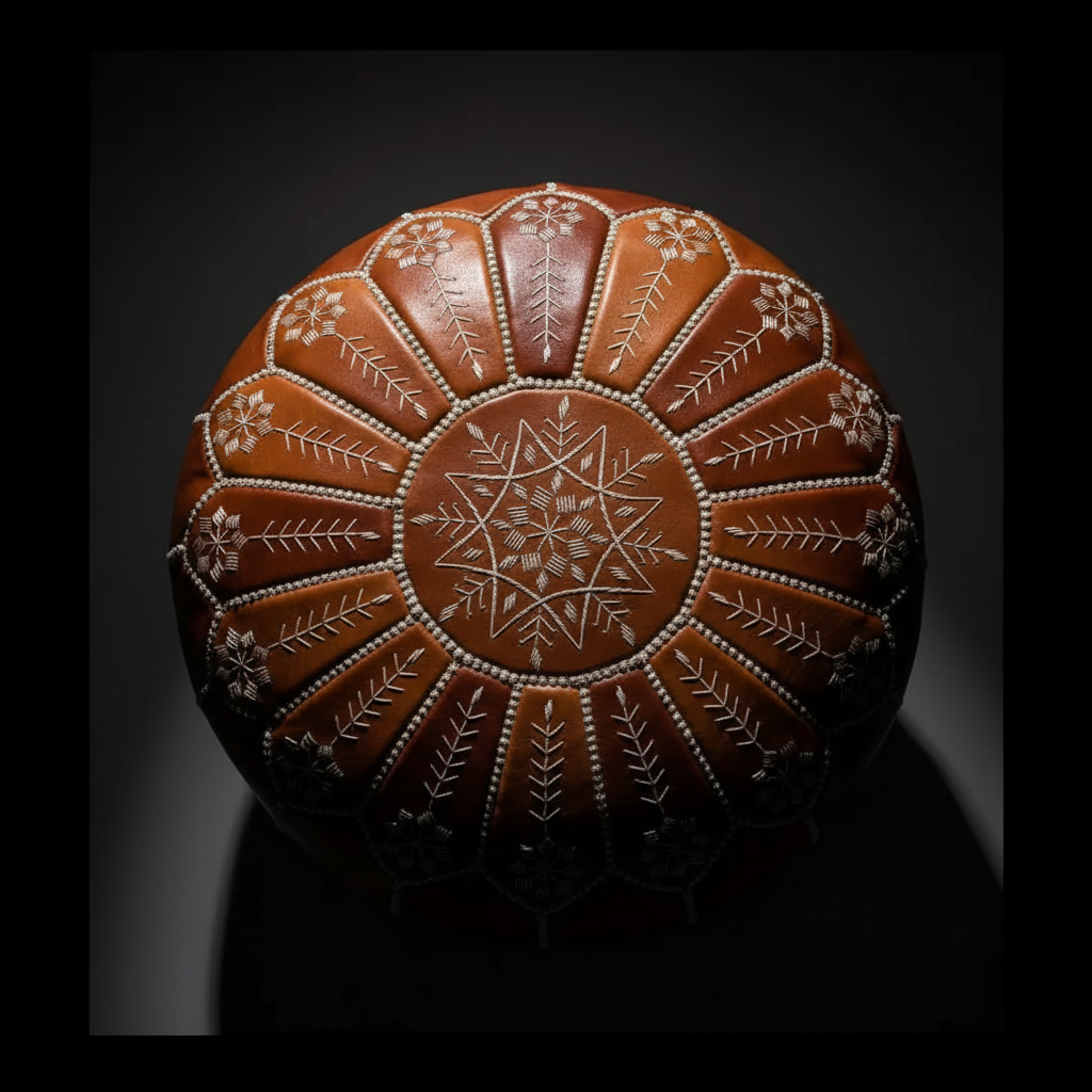 How Are Moroccan Leather Poufs Made? A Step-by-Step Guide