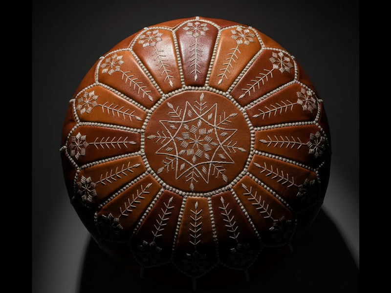 How Are Moroccan Leather Poufs Made? A Step-by-Step Guide