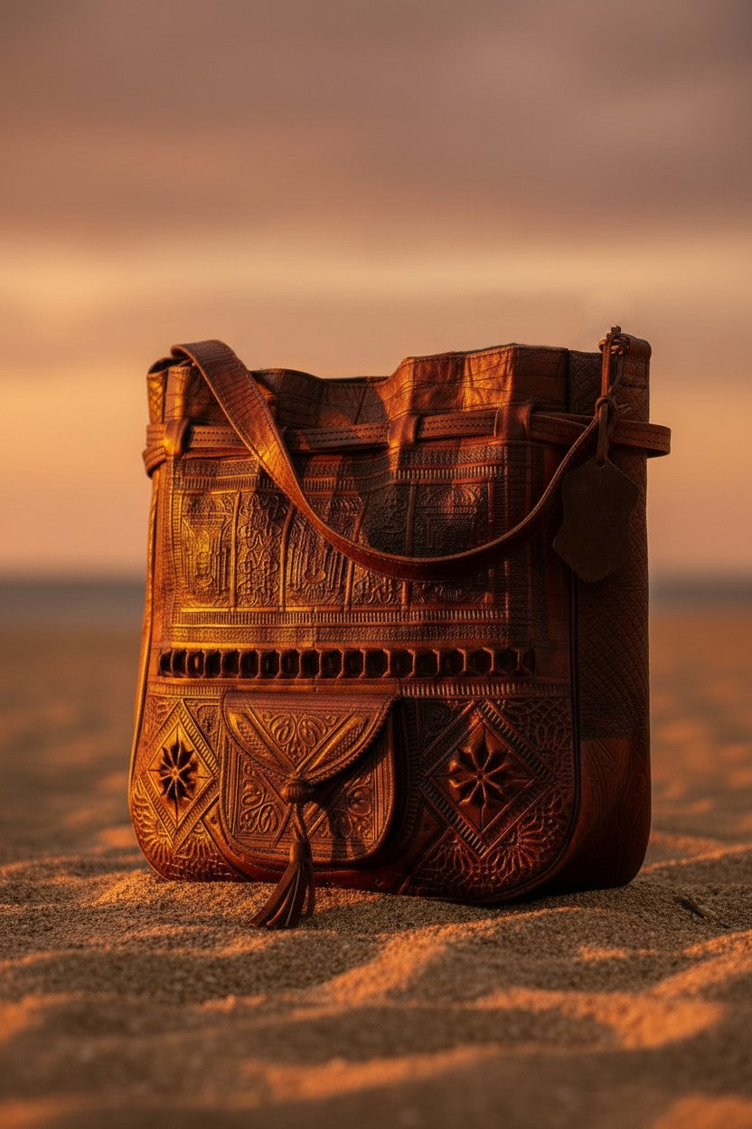 The Moroccan Corridor Guide to Authentic Leather Bag Styles & Sizing
