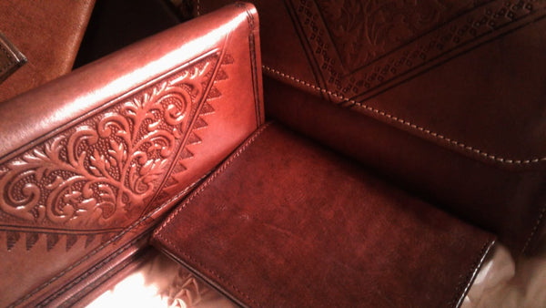 Leather Wallets made in Morocco