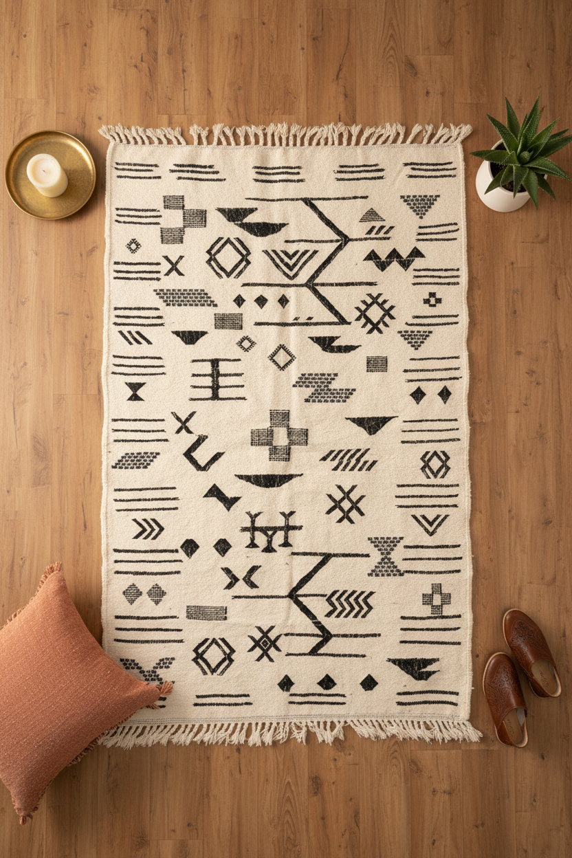 The Meaning Behind Traditional Moroccan Symbols in Textiles