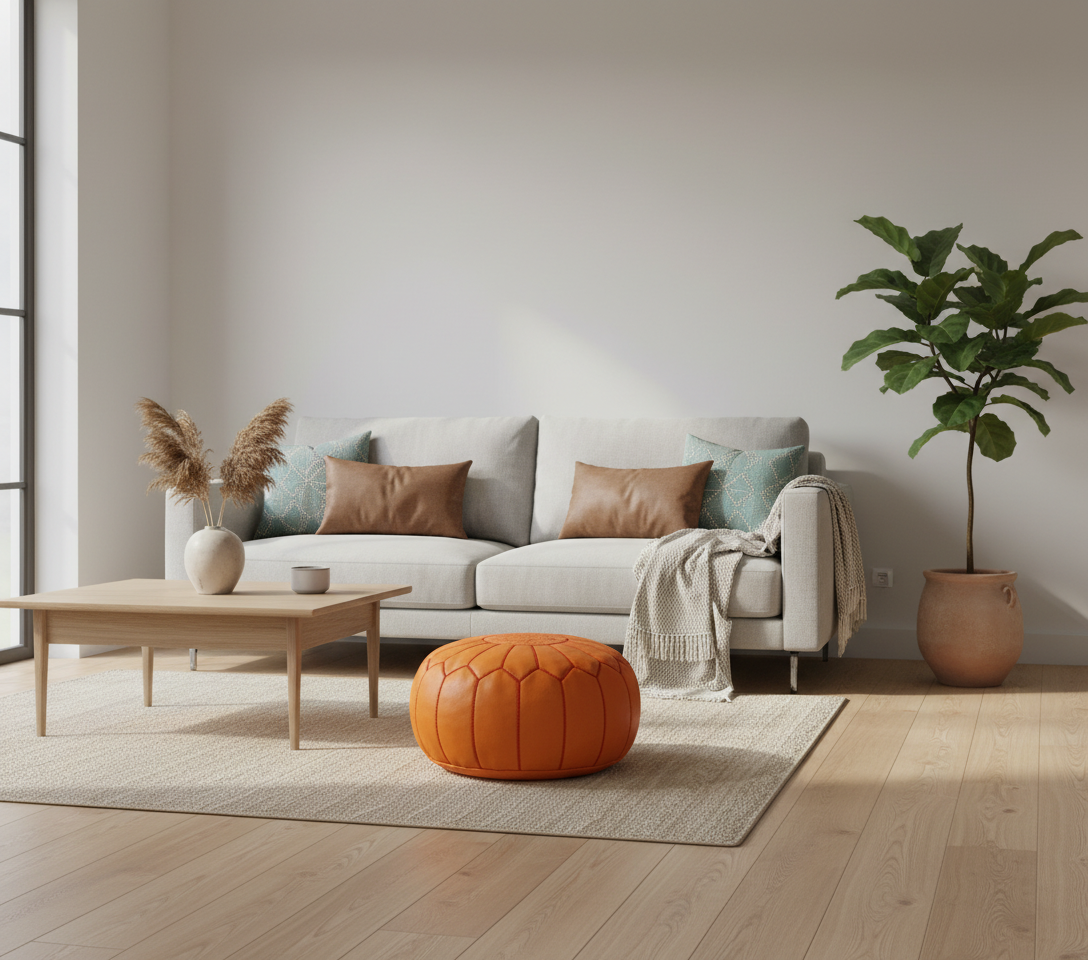 Orange Without the Retro Look: Styling Handmade Pieces in Modern Interiors