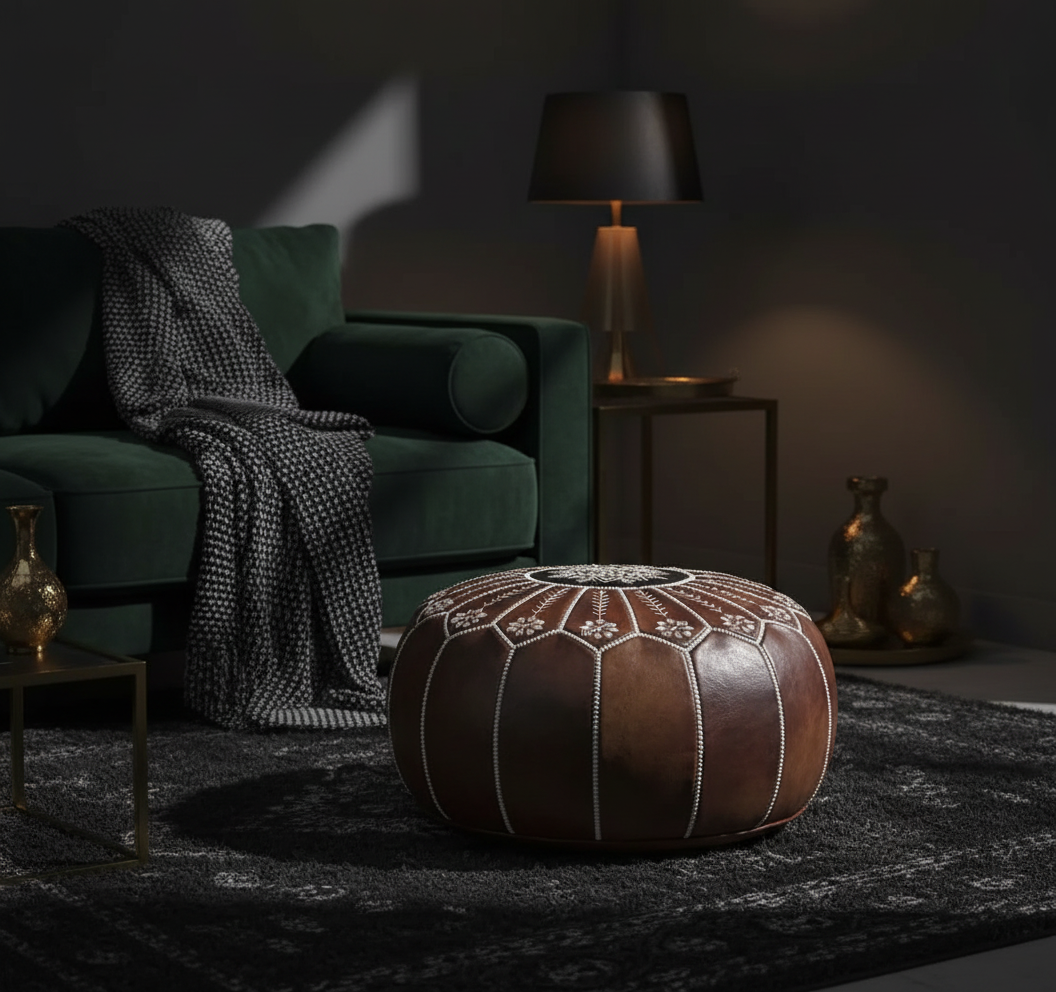 What Is a Moroccan Pouf? The Complete Guide