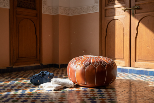How to Stuff a Moroccan Pouf — The Complete Guide