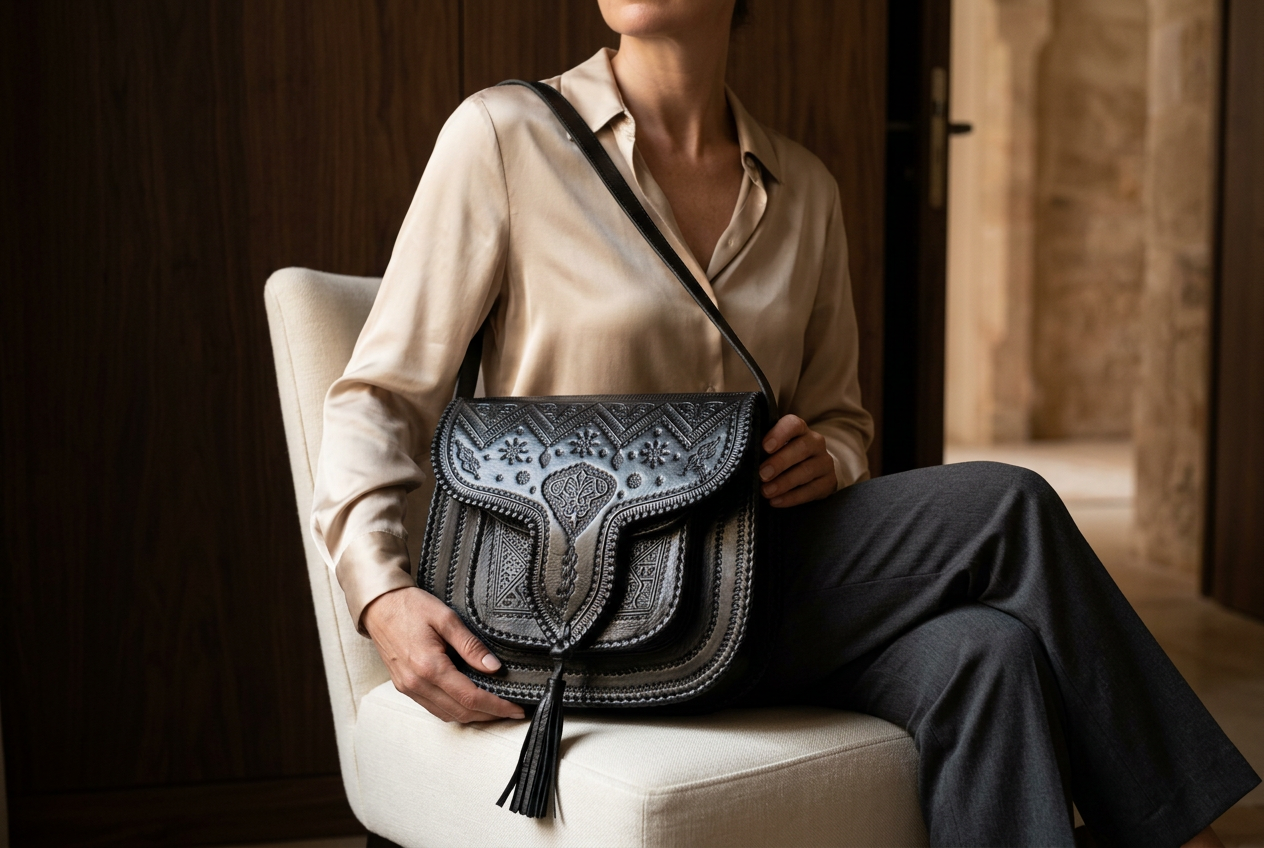 Why Black Leather Bags Endure: Shape, Texture and Character