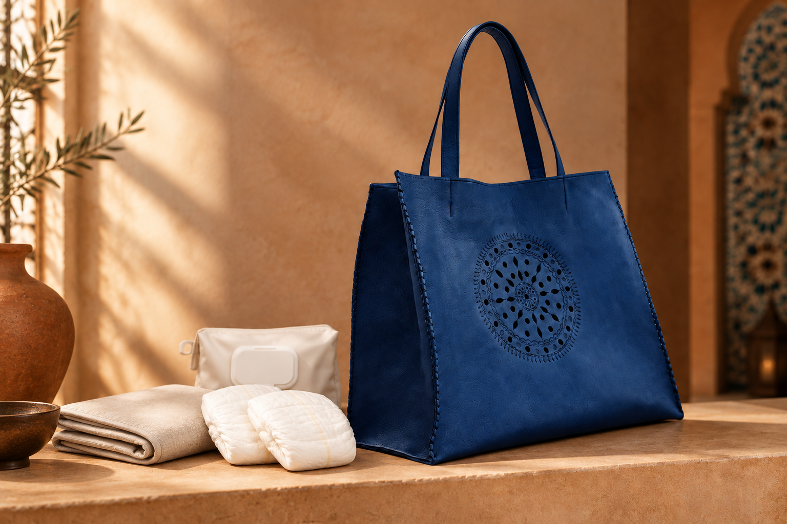 Can a Leather Tote Bag Work as a Diaper Bag?