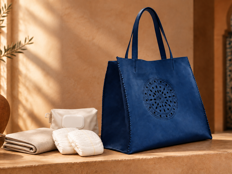 Can a Leather Tote Bag Work as a Diaper Bag?