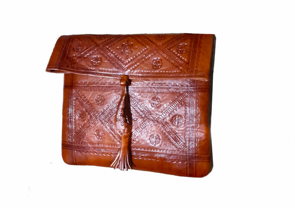 Leather Tablet Sleeve - Heritage - Brown Caramel