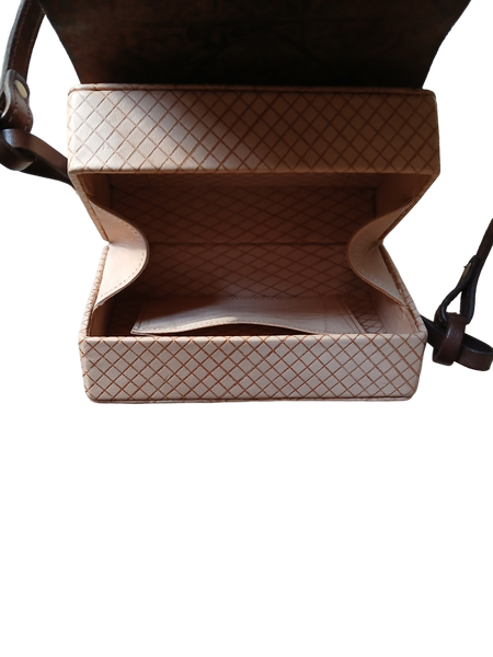 Leather Box Bag - Amina