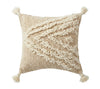 Moroccan Zanafi Rug Pillow / Cushion - Beige - by Itto 002