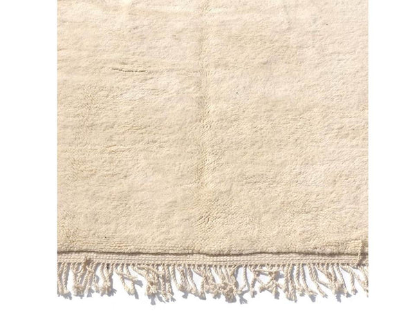 Beni Ourain Rug - Uni Creamy White Color