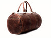 Leather Duffle Bag - Minimalist - Dark Brown