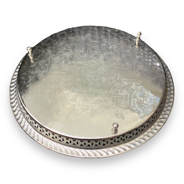 Moroccan Tea Tray - Round - Tiles - X Large Size