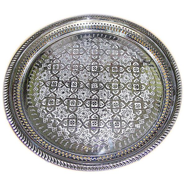 Moroccan Tea Tray - Round - Tiles - X Large Size