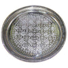Moroccan Tea Tray - Round - Tiles - X Large Size
