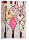 Tafsut — Azilal rug, ivory ground with multicolour Amazigh symbols, 173 × 124 cm