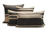 Moroccan Pillow Cover - Set of Four - Black & Beige - Tiflwin