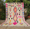 Abrid — The Path | Azilal Rug | Fuchsia, Orange, Teal & Black on Ivory | 250 × 170 cm