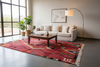 Azilal Rug - Cerise - Red background