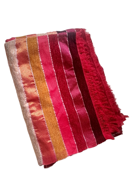 Rainbow Blanket - Red & Burgundy Tones