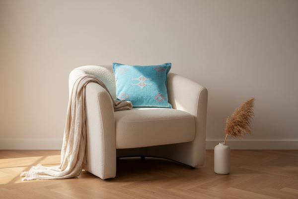 Fayrouz Turquoise Sabra Silk — Lifestyle