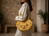 Flower of Tetouan - Yellow Compact Shoulder Bag