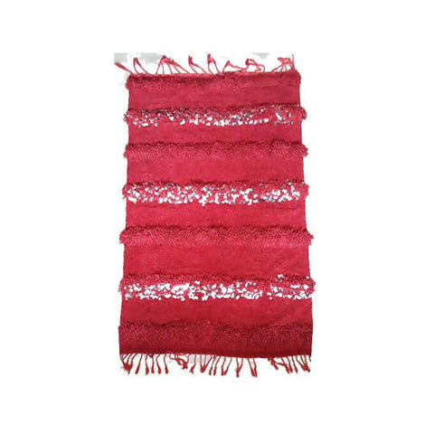 Handira - Moroccan Wedding Blanket - Red - Islan