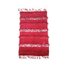 Handira - Moroccan Wedding Blanket - Red - Islan
