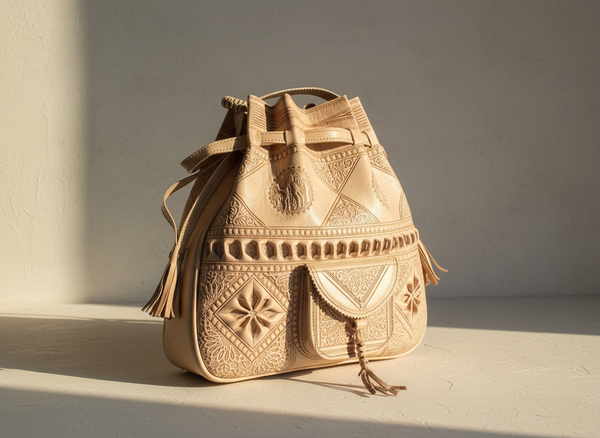 Heritage Tote - Natural - Camel Product Photo
