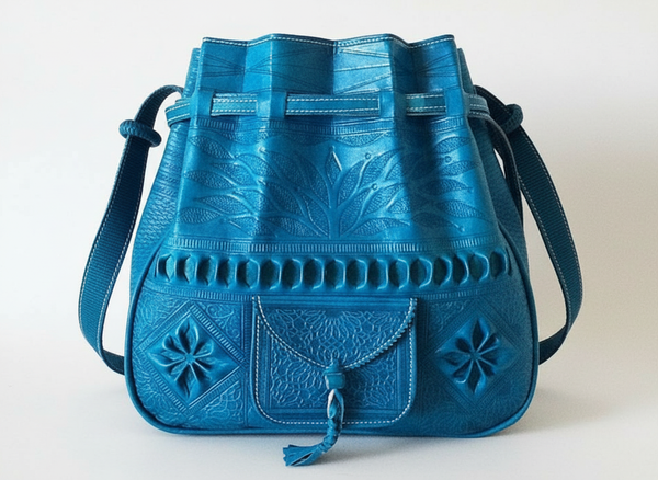 Heritage Tote - Turquoise Color Accurate