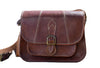 Leather Satchel Bag - Club Morocco - Brown