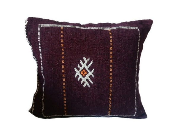 Moroccan Berber Pillow / Cushion Cover - Kilim - Aïn