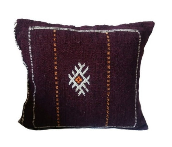 Moroccan Berber Pillow / Cushion Cover - Kilim - Aïn