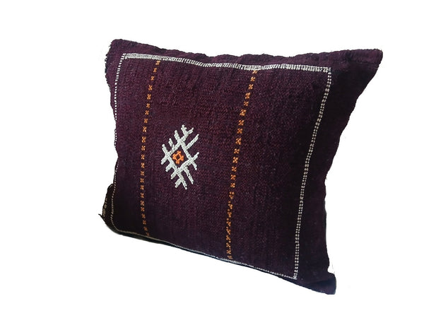 Moroccan Berber Pillow / Cushion Cover - Kilim - Aïn