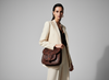 LSSAN Brown Handbag with Camels Professional Model