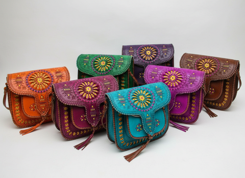 LSSAN Collection Embroidered Handbags - Product Photography