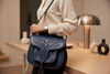 LSSAN Handbag Dark Blue Palm – Hero Slide Larger Bag