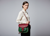 LSSAN Handbag Red Green Black Model Shot